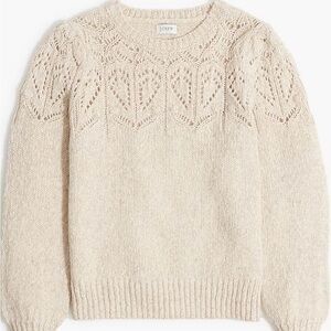 J Crew Pointelle Sweater